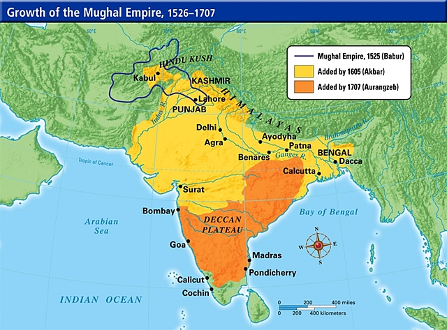 The Mughal Empire began in Northern India