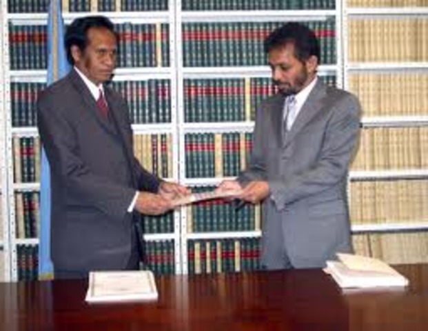 Signing UN Convention