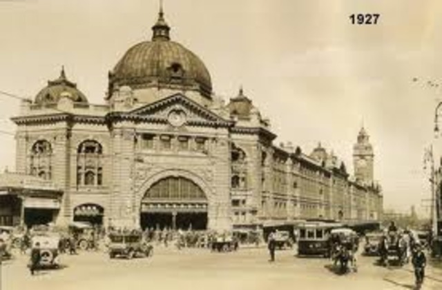 Flinders Street Station building is completed