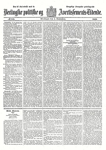 Газета «Berlingske Tidende»