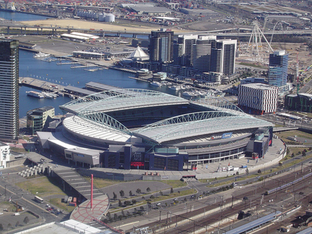 Stadium built in Docklands precinct