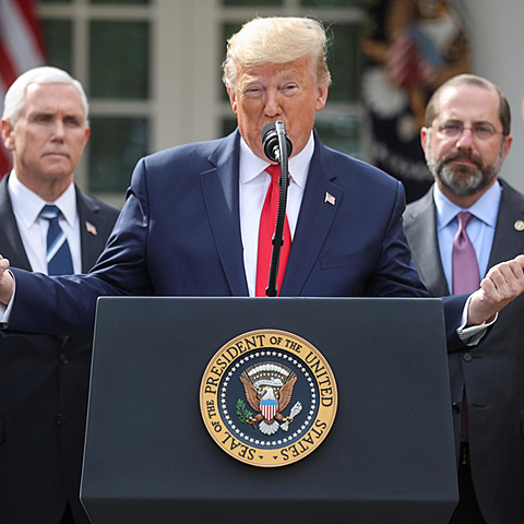 TRUMP DECLARA EMERGENCIA NACIONAL POR CORONAVIRUS Y LIBERA FONDOS POR US$ 50.000 MILLONES