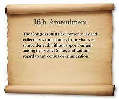 16th Amendment (1913)