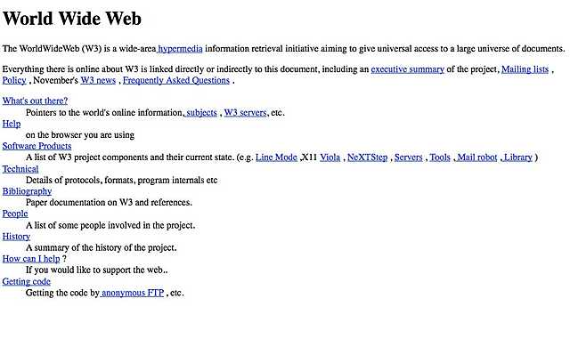 Web Pages Are Introduced