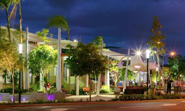 Melbourne city streets first lit by electric lighting