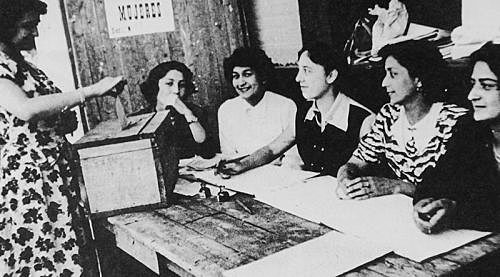 Implementación del voto femenino