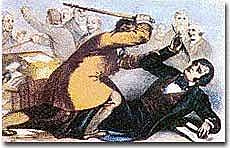 Charles Sumner Attacked by Preston Brooks