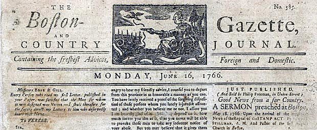 Газета «Boston Gazette»