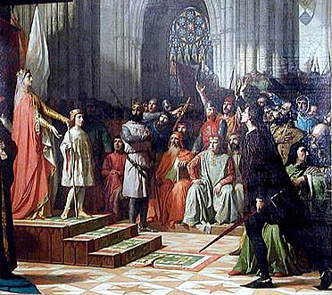 Traslado de la Corte a Valladolid, en 1606 de nuevo a Madrid