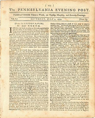 "Pennsylvania Evening Post"