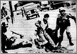 Fin de la orgía de sangre.