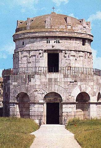 Mausoleum of Theodoric built in Ravenna