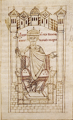 The Merovingian dynasty is overthrown