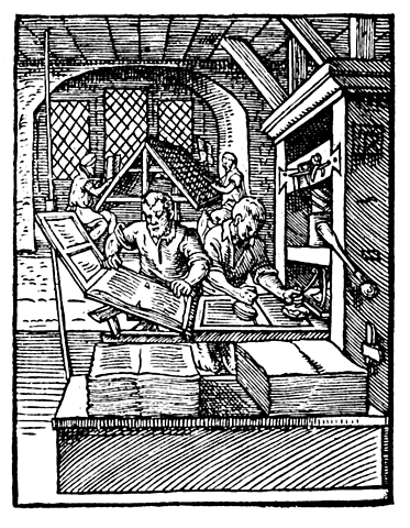 Invention of the Gutenberg press – 1439