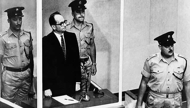 Adolf Eichmann, un nazi enjuiciado.