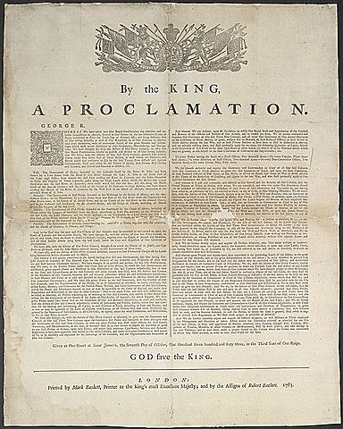 The Proclamation of 1763