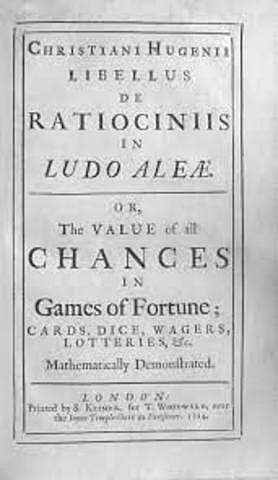 PUBLICACION DEL PRIMER LIBRO DE PROBABILIDAD