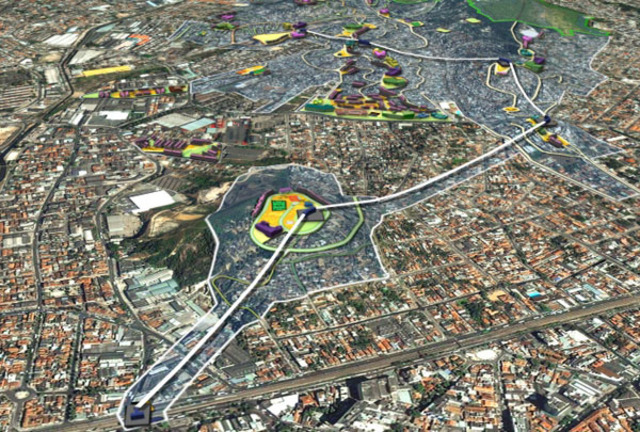 Teleferico installed in Complexo do Alemao