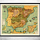 Spain 1900 map frame grande