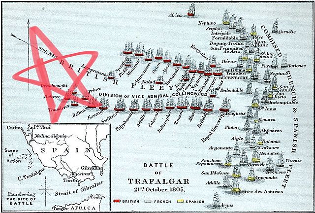 Battle of Trafalgar (red)