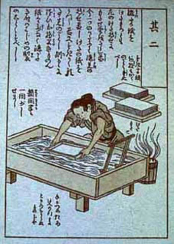 Se inventa el papel en China, por Cai Lun