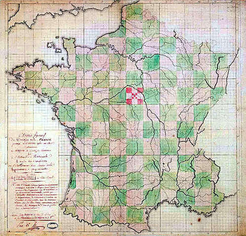 FECHA GUILLOTINA División Territorial de Francia