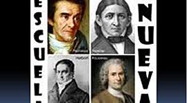 Timeline: línea del tiempo pensamiento pedagógico ESCULA NUEVA. 1895-1980. Dante Rosas