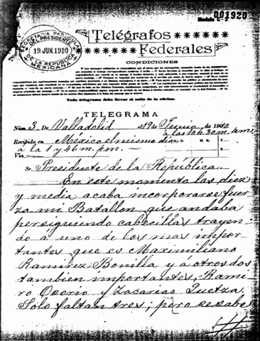 Se crea el primer telegrama publico