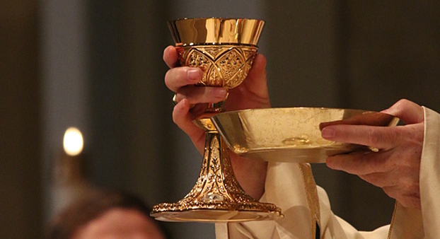 Actions that are involved with the Eucharist