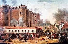 Inicio de la Revolución Francesa.