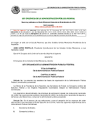 También la LOAPF menciona que las secretarías cuya dependencia es centralizada tienen el mismo rango entre ellas, siendo éstas parte auxiliar del presidente de la República en función administrativa; actualmente se cuenta con 18 secretarías: