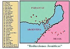 Cesión de las reducciones jesuíticas a Portugal a cambio de la entrega de la colonia de Sacramento.