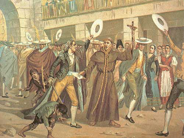 Motín de Esquilache (contra las reformas del ministro italiano).