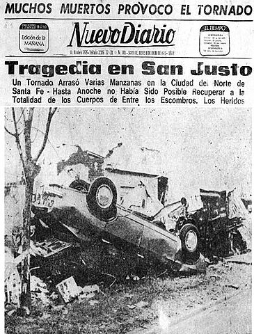 Tornado in San Justo