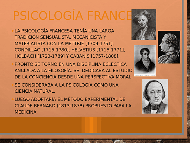 Psicología Francesa 1889