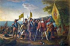 Llegada de Colón a América