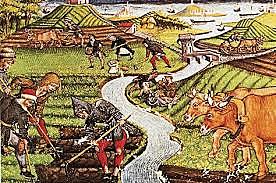 Los Germanos se introducen lentamente en el territorio Romano ocupando tierras y puestos militares.