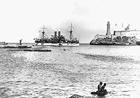 McKinley sends USS Maine to Havana with Spain’s permission