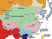 China divided into "spheres of influence