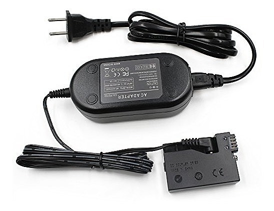 ✅ Adaptador de corriente continua para cámara Canon: Adaptador Ack-e8 Ac
