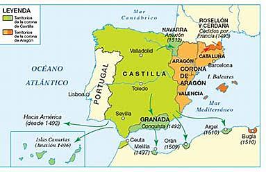 Inicio del reinado de los Reyes Católicos – Unión de Castilla y Aragón