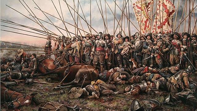 Derrota de Rocroi contra Francia.