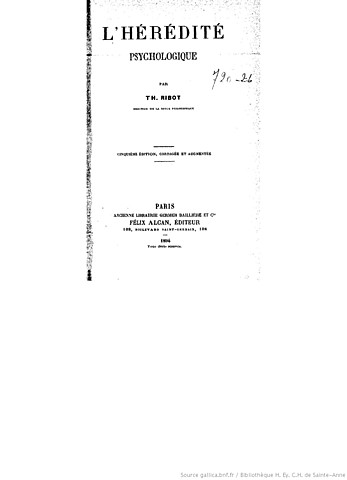 Théodule Ribot- Francia