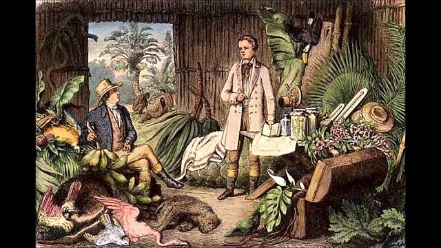 Llegada de Alexande Von Humboldt