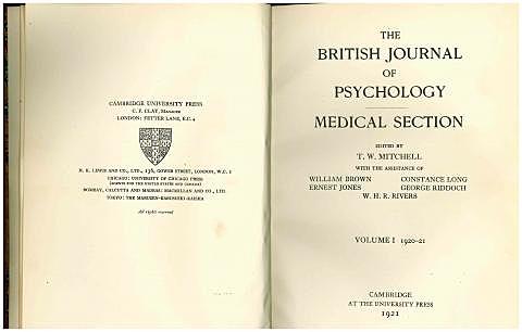 “British Journal of Psychology”- Islas Británicas