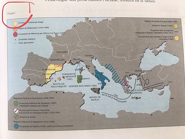 Annexió de Mallorca i Sicília.