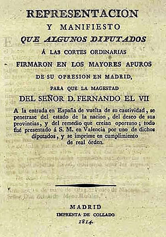 El manifiesto de los persas