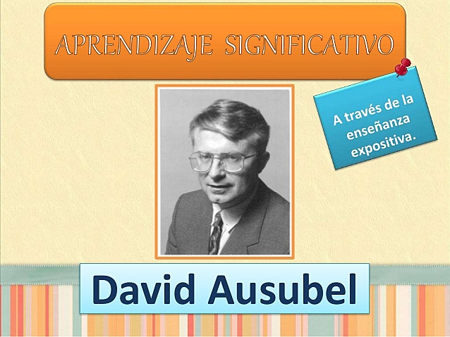 Teoría del aprendizaje significativo