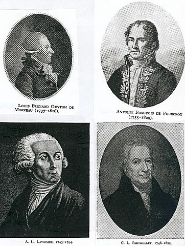 Lavoisier, Berthollet, Guyton y Fourcroy-Método nomenclatura química
