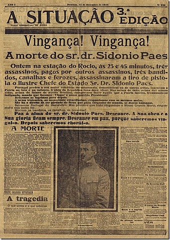 O assassínio de Sidónio Pais